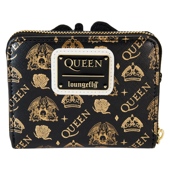 Loungefly Queen Logo Crest Zip Around Wallet