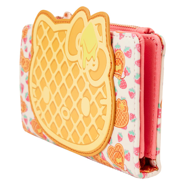 Loungefly Sanrio Hello Kitty Breakfast Waffle Flap Wallet