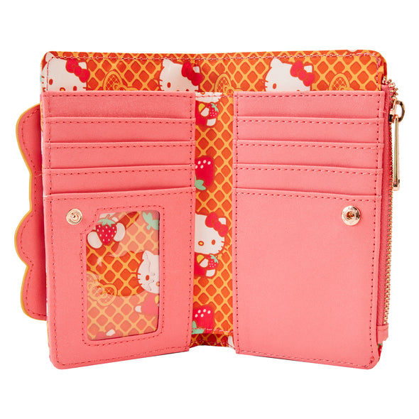 Loungefly Sanrio Hello Kitty Breakfast Waffle Flap Wallet