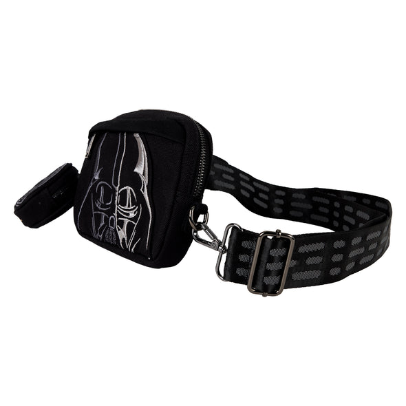 Loungefly Star Wars Darth Vader Canvas Sling Bag with Coin Bag