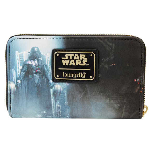 Loungefly Star Wars Episode Three Revenge of the Sith Scene Zip Around Wallet