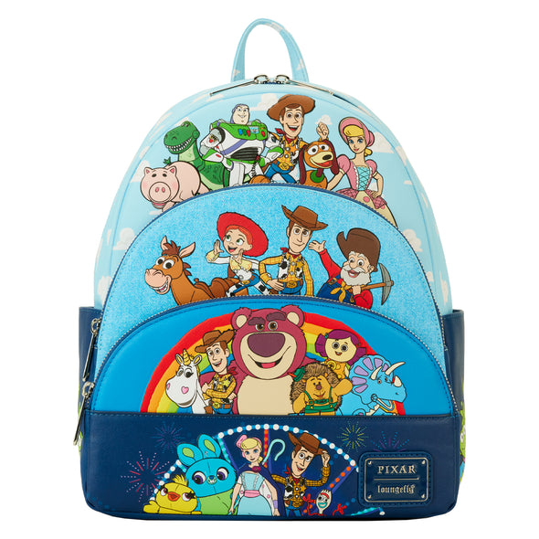 Loungefly Pixar Toy Story Movie Collab Triple Pocket Mini Backpack