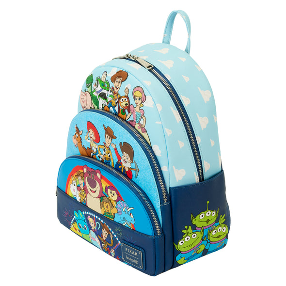 Loungefly Pixar Toy Story Movie Collab Triple Pocket Mini Backpack