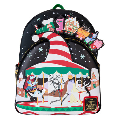 Loungefly Disney Nightmare Before Christmas Journey To Christmas Town Mini Backpack