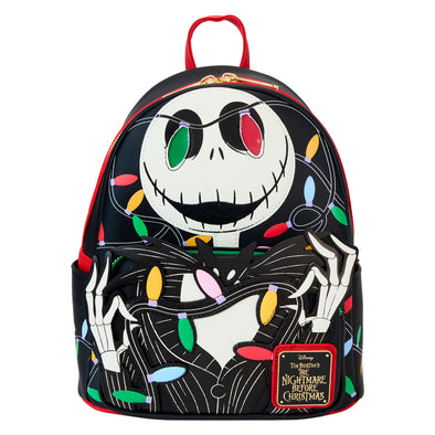 Loungefly Nightmare Before Christmas Jack Wrapped Up In Lights Mini Backpack