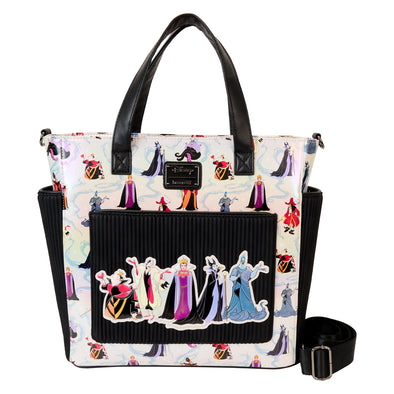 Loungefly Disney Villains AOP Convertible Backpack And Tote Bag