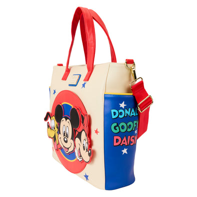 Loungefly Disney Mickey And Friends Convertible Tote Backpack