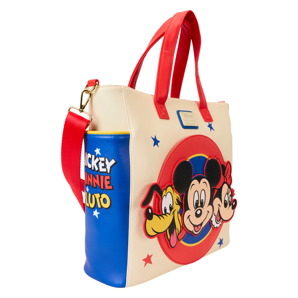 Loungefly Disney Mickey And Friends Convertible Tote Backpack