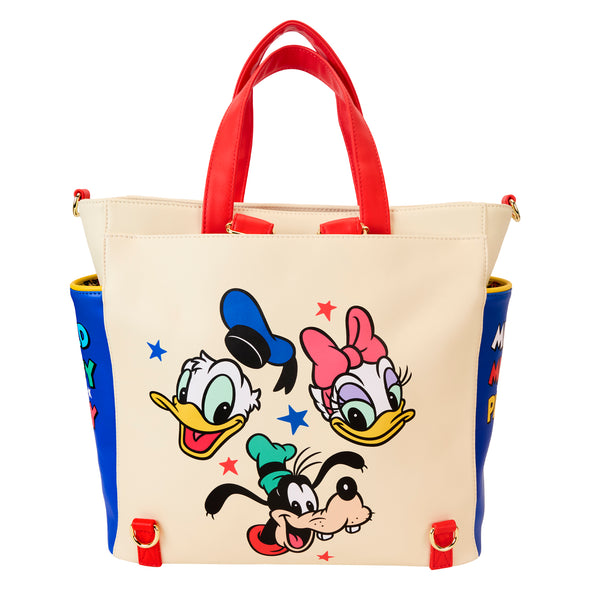 Loungefly Disney Mickey And Friends Convertible Tote Backpack