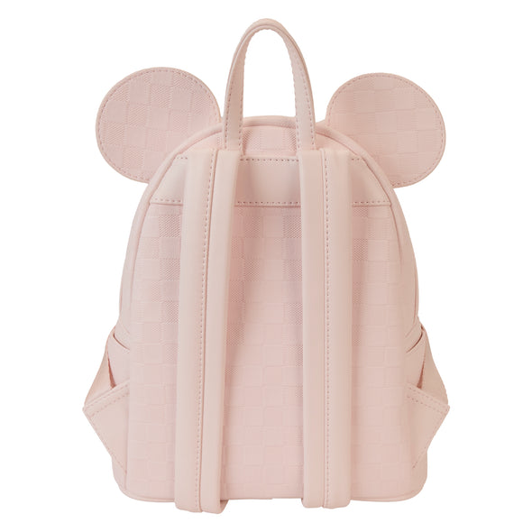 Loungefly Disney Minnie Checkered Texture Mini Backpack