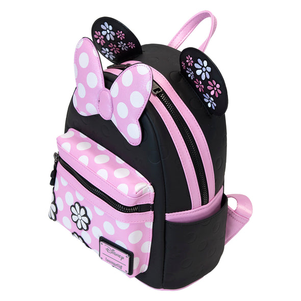 Loungefly Disney Minnie Floral Rock The Dots Mini Backpack