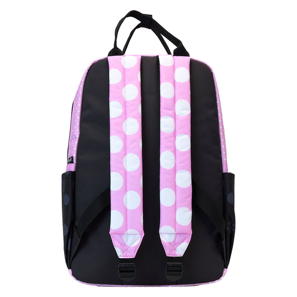 Loungefly Disney Minnie Floral Rock The Dots Nylon Full Size Backpack