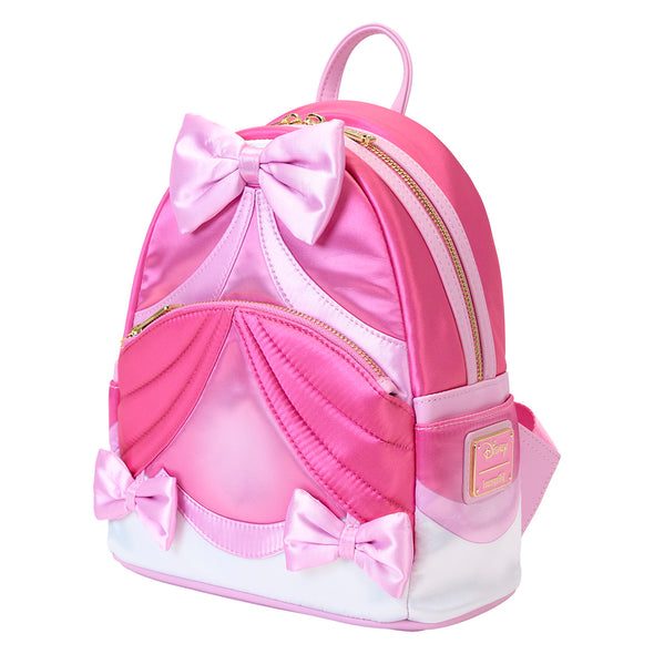 Loungefly Disney Cinderella 75th Anniversary Pink Bow Mini Backpack