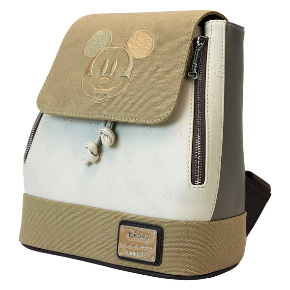 Loungefly Disney Mickey & Friends Canvas Mini Backpack