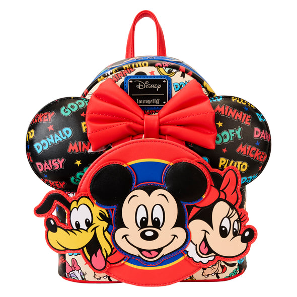 Loungefly Disney Mickey And Friends Classic Ear Holder Mini Backpack