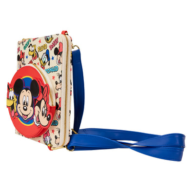 Loungefly Disney Classic Mickey and Friends Zip Around Crossbody Journal