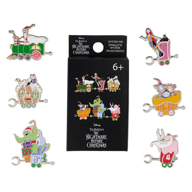 Loungefly Disney Nightmare Before Christmas Christmas Town Train Mystery Box Pin