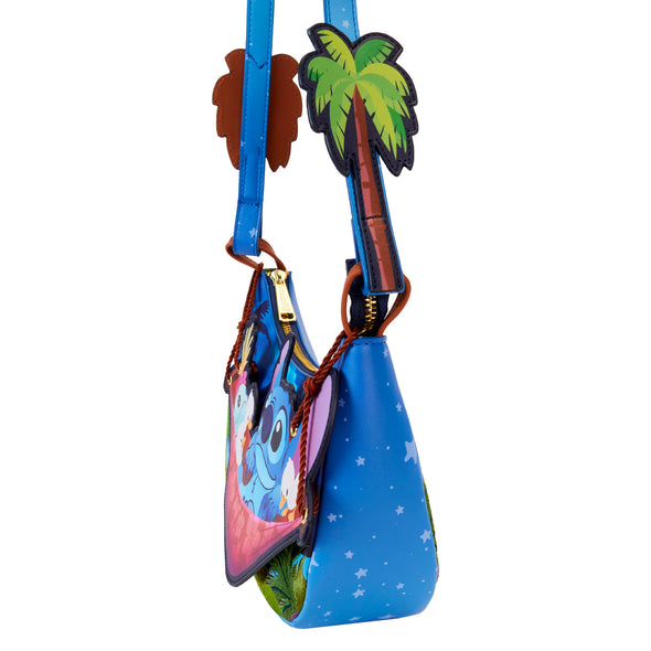 Loungefly Disney Stitch Camping Cuties Hammock Crossbody