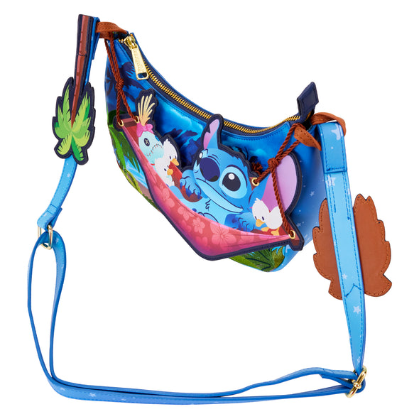 Loungefly Disney Stitch Camping Cuties Hammock Crossbody