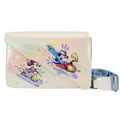 Loungefly Disney Mickey And Friends Winter Wonderland Crossbody Bag