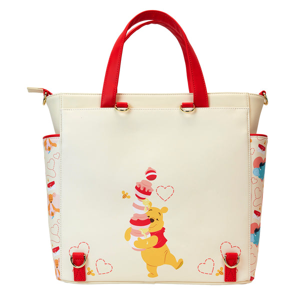 Loungefly Disney Winnie The Pooh Love Convertible Tote Backpack