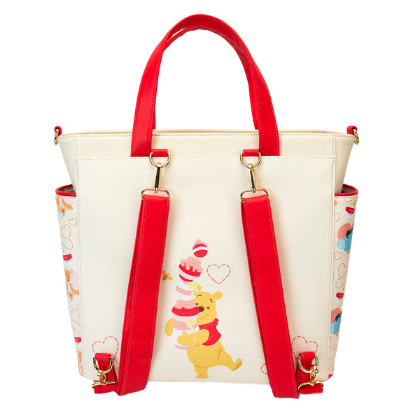 Loungefly Disney Winnie The Pooh Love Convertible Tote Backpack