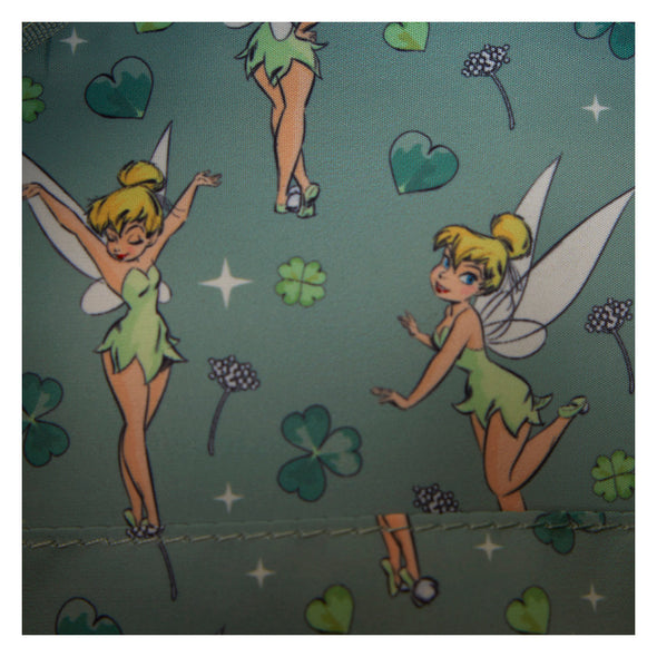 Loungefly Disney Tinkerbell 4 Leaf Clover Tote With Coin Bag