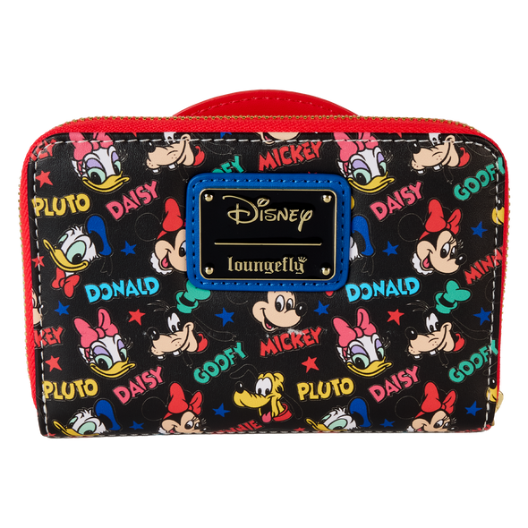 Loungefly Disney Mickey And Friends Classic Zip Around Wallet