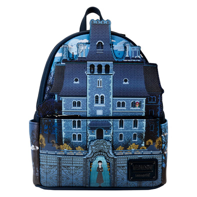 Loungefly Wednesday Nevermore Academy Mini Backpack