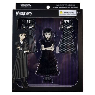 Loungefly MGM Wednesday Addams Paper Doll Pin