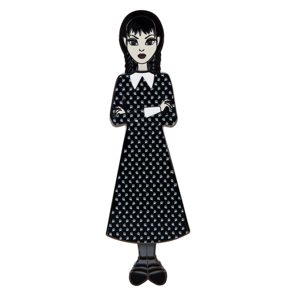 Loungefly MGM Wednesday Addams Paper Doll Pin