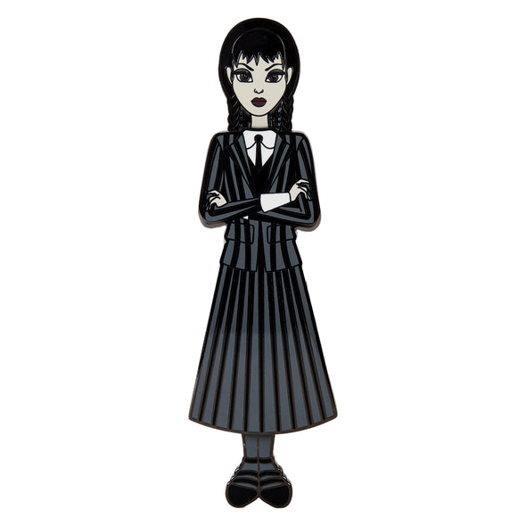 Loungefly MGM Wednesday Addams Paper Doll Pin