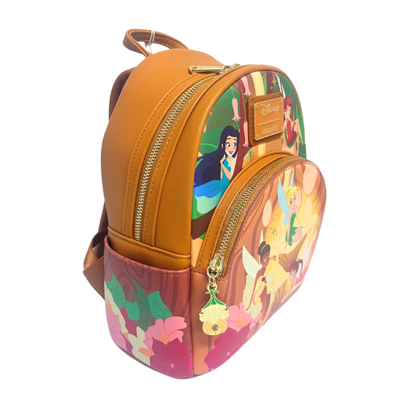 Modern Pinup Exclusive Loungefly Disney Pixie Hollow Fairies Glow-in-the-Dark Mini Backpack