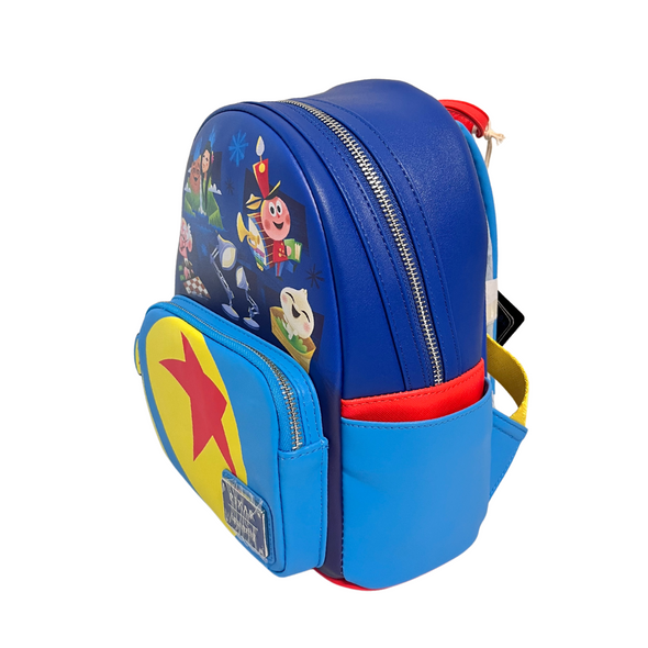 Modern Pinup Exclusive Loungefly Pixar Shorts AOP Mini Backpack