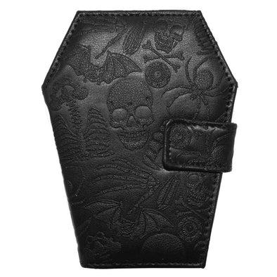 Kreepsville Embossed Skull Coffin Wallet