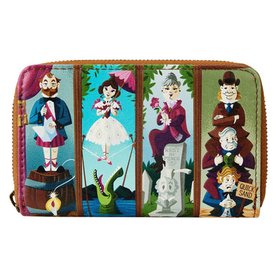 Loungefly Disney Haunted Mansion Portraits Zip Around Wallet