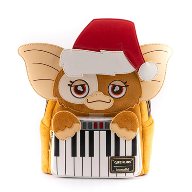 Loungefly Gremlins Gizmo Holiday Cosplay w/Removable Hat Mini Backpack