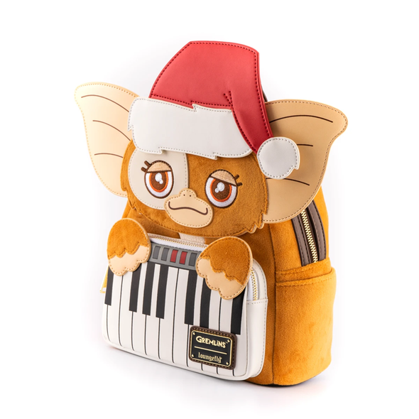 Loungefly Gremlins Gizmo Holiday Cosplay w/Removable Hat Mini Backpack