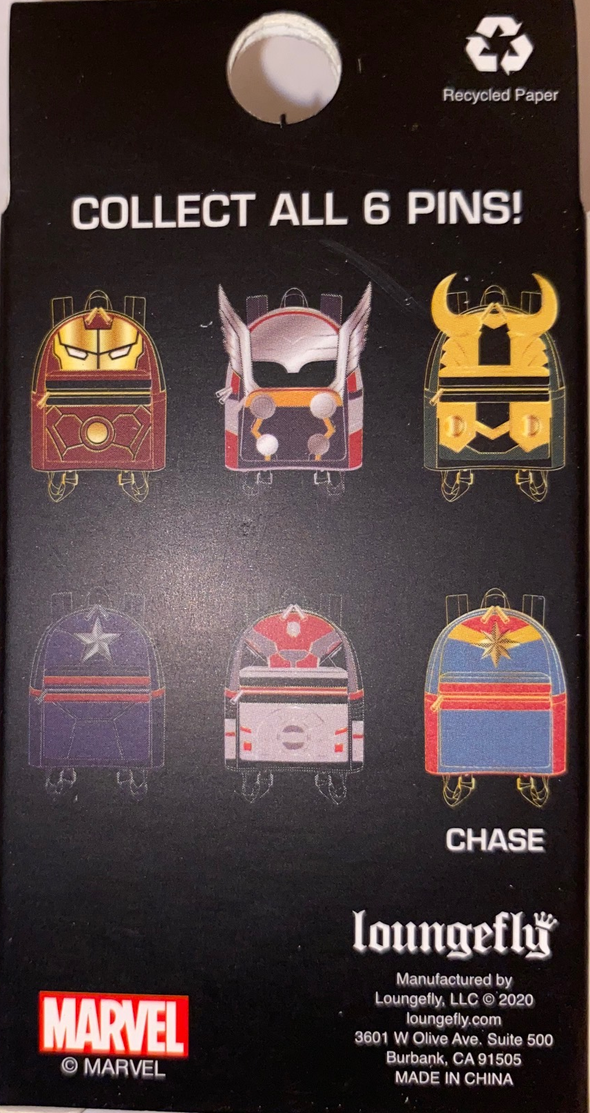 Loungefly Marvel Mini Backpack Blind Box Enamel Pin