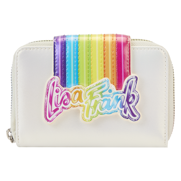 Loungefly Lisa Frank Rainbow Logo Zip Around Wallet