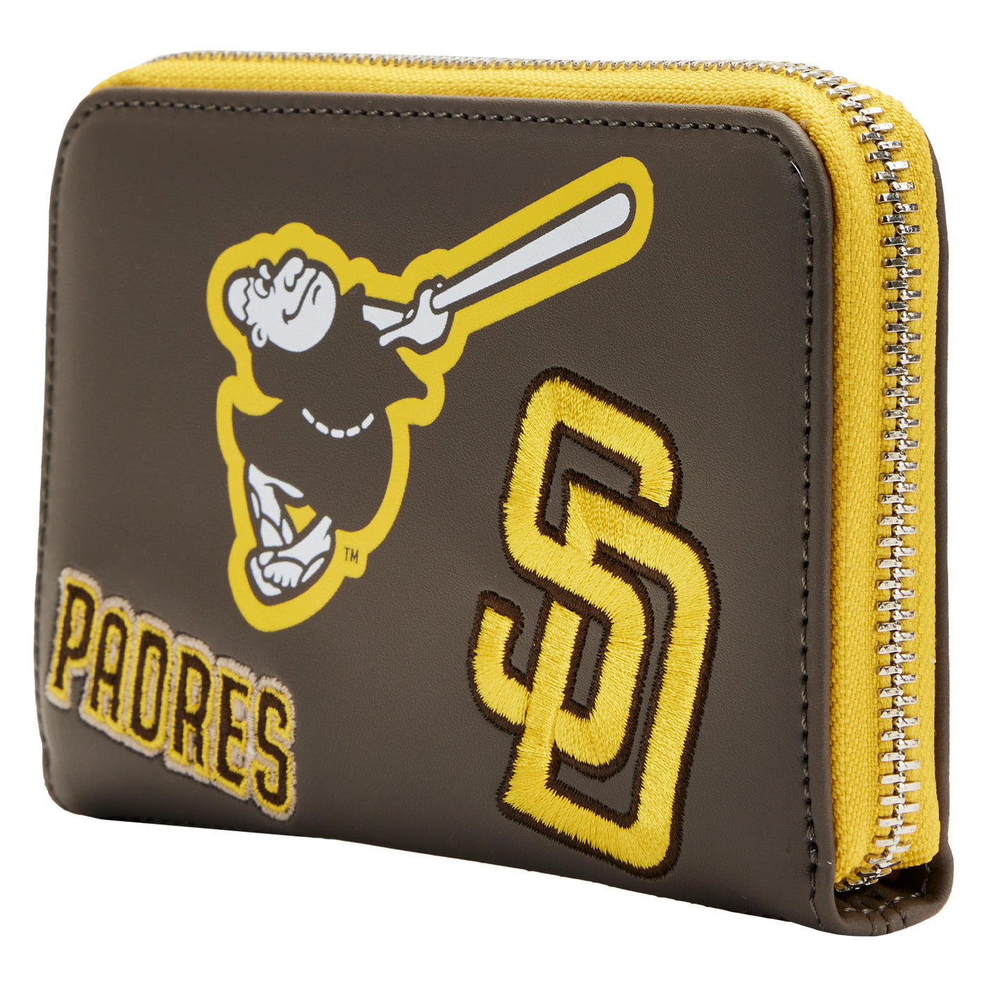 MLB LA Angels Patches Zip Around Wallet