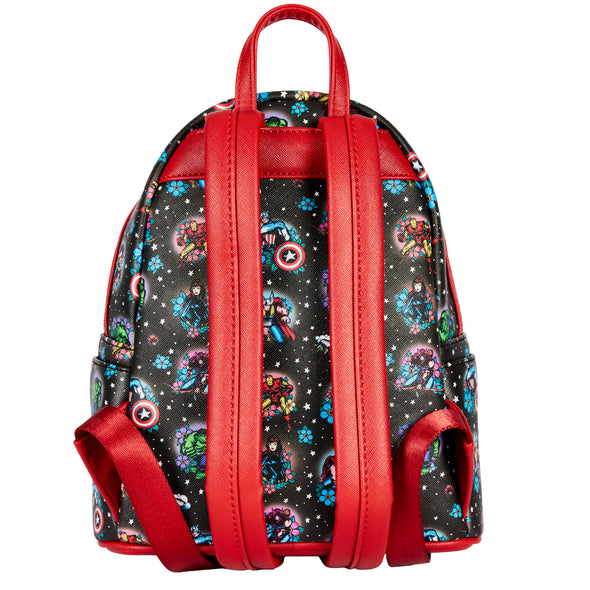 Loungefly Marvel Avengers Tattoo Mini Backpack