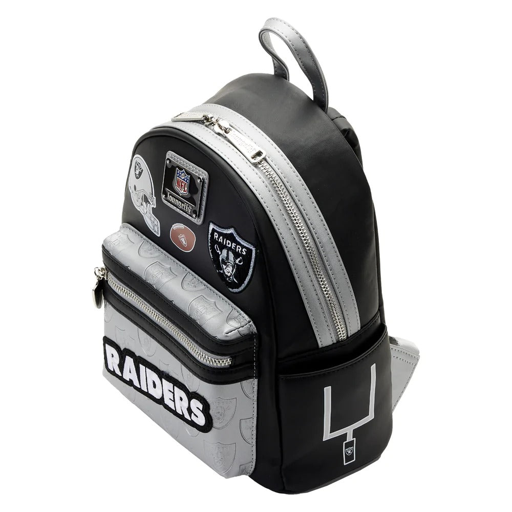 Product Detail  RAIDERS ALL OVER PRINT SILVER MINI BACKPACK