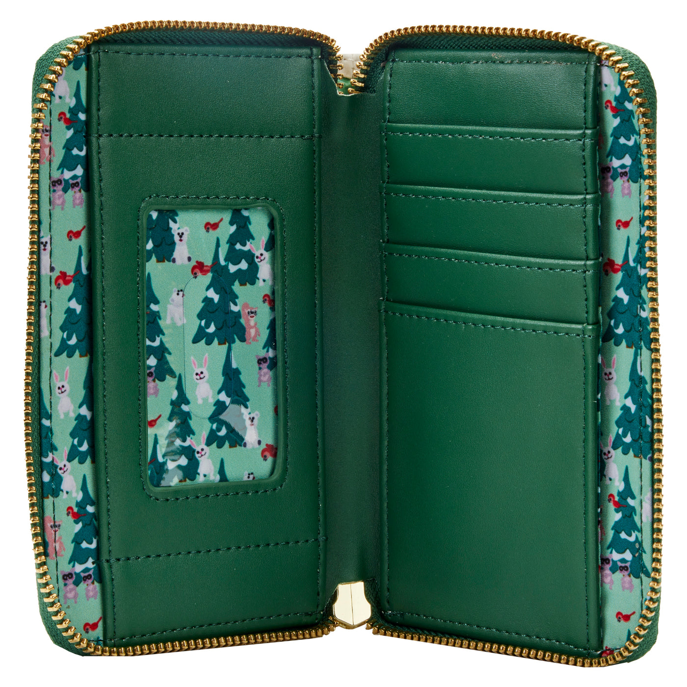 NFL Greenbay Packers Patches Zip Around Wallet