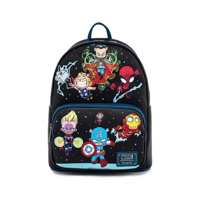 Loungefly Marvel Sy Chibi Group Mini Backpack