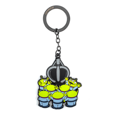 Loungefly Pixar Toy Story Aliens and Claw Enamel Keychain