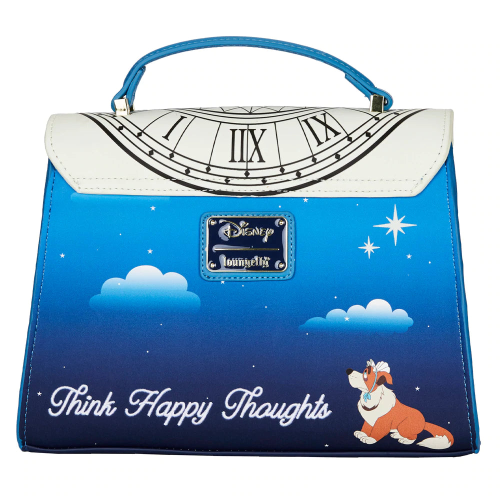 Loungefly Disney Peter Pan Glow Clock Crossbody