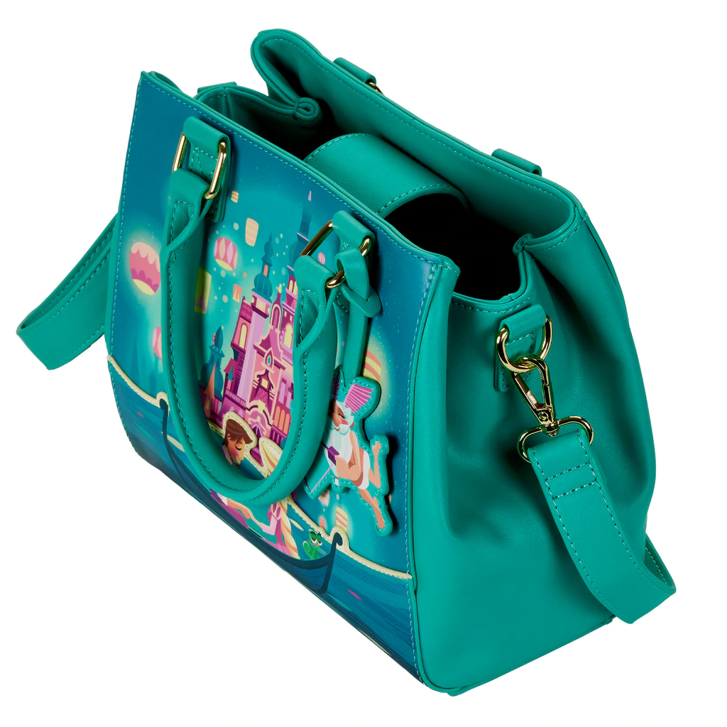 Loungefly Sleeping Beauty Castle Crossbody Bag: Handbags