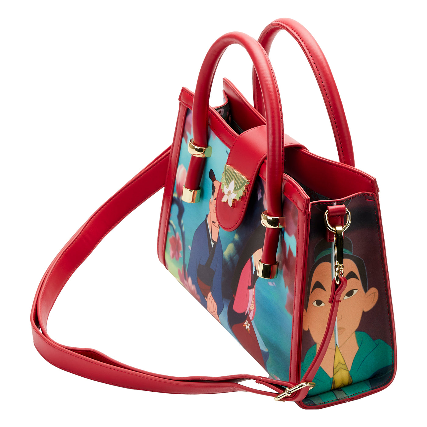 Loungefly Beauty and the Beast Princess Scenes Crossbody Bag