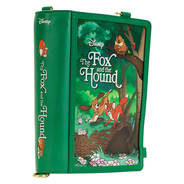 Loungefly Disney Classic Books Fox and the Hound Convertible Crossbody Bag